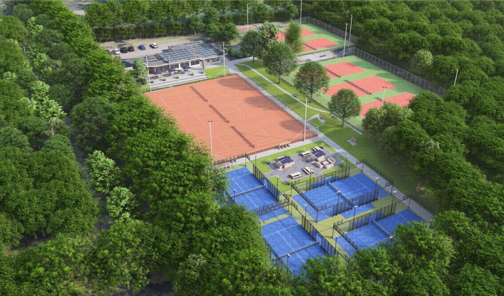 TPV Duno 4 padelbanen, Doorwerth